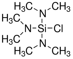 Tris(dimethylamino)chlorosilane - CAS:13307-05-6 - 3DMA24, 27, Cl(Me2N)324, Chlorotris(dimethylamino)silane, N-[chloro-bis(dimethylamino)silyl]-N-methylmethanamine